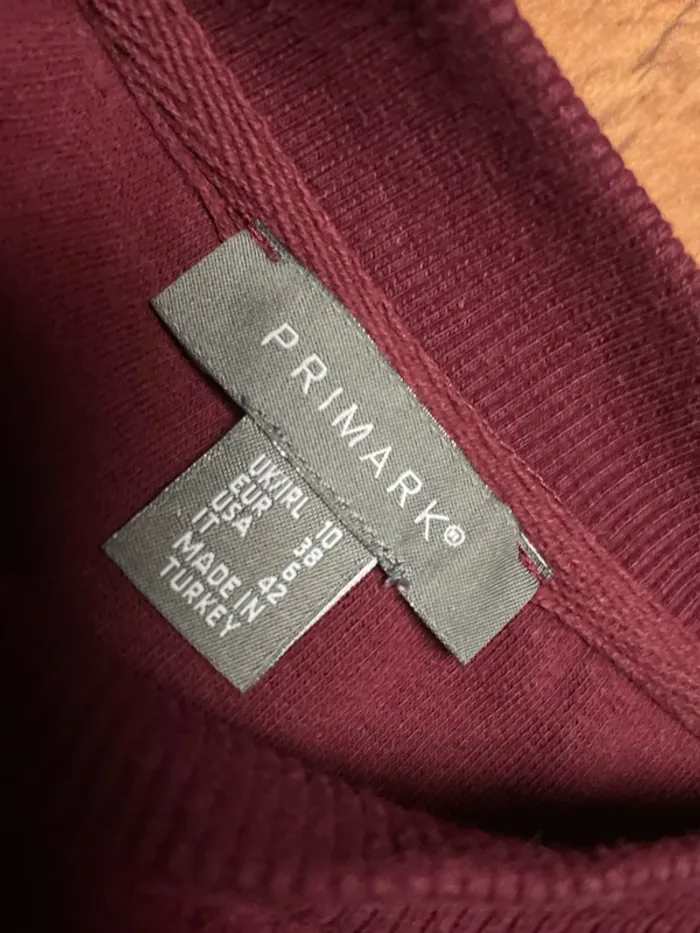 Sweat-shirt bordeaux - photo numéro 3