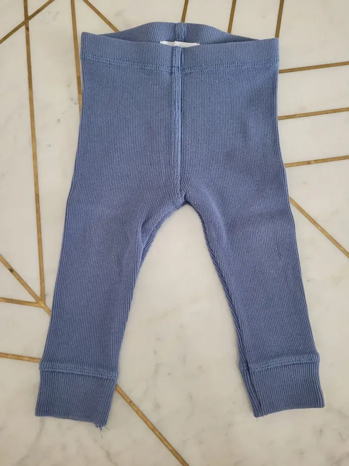 Legging bleu Zara 6 9 mois