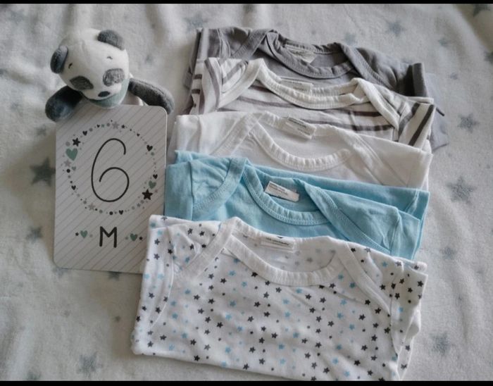 Lot de 5 bodies ML fin - Theme Petit Prince