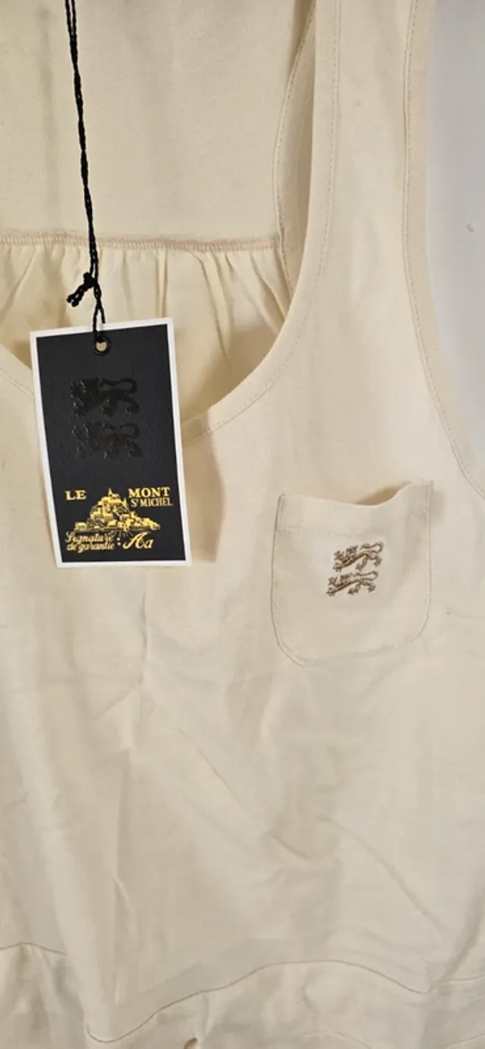 Robe creme montblanc neuve taille L - photo numéro 3
