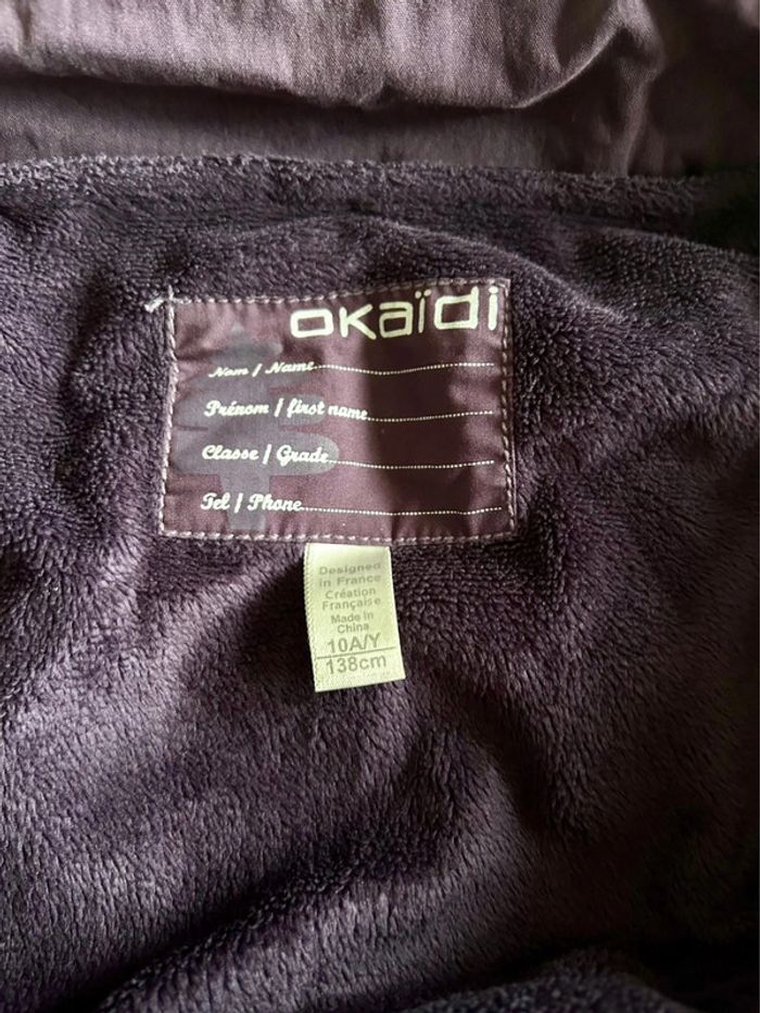Manteau fille - 10 ans - Okaidi - en très bon état - photo numéro 2