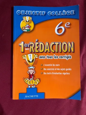 Livre 1er en rédaction 6ème