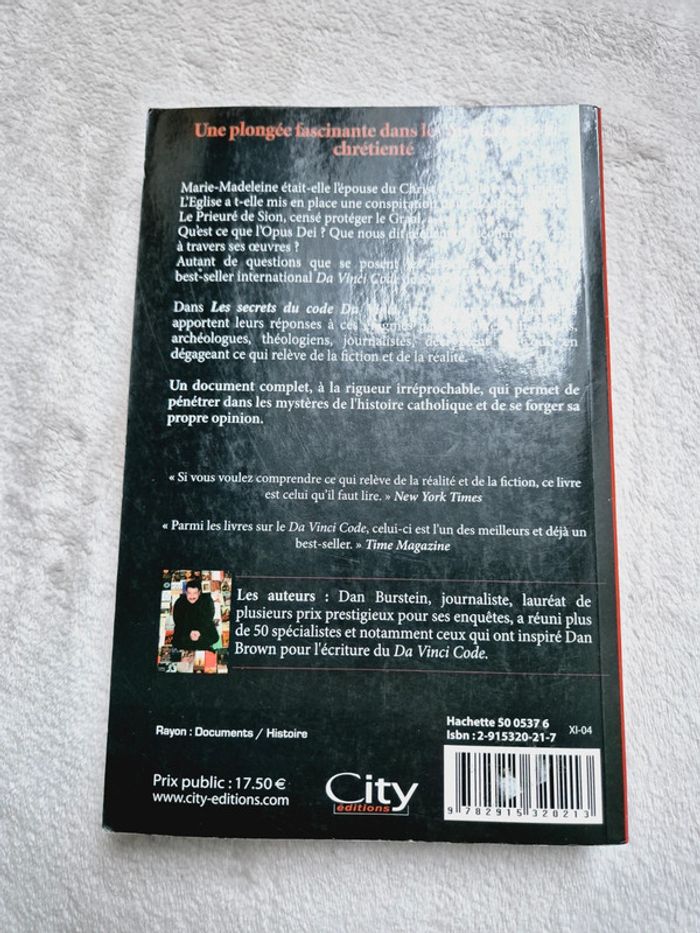 Livre Les secrets du Code Da Vinci - photo numéro 2