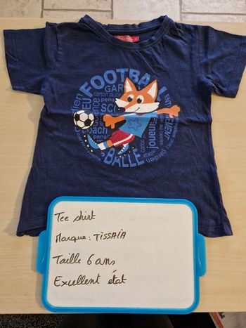Tee shirt renard foot