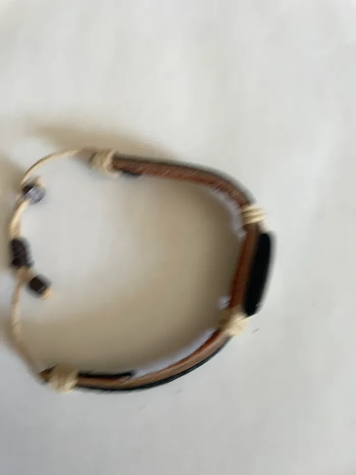Bracelet éléphant en cuir - photo numéro 4
