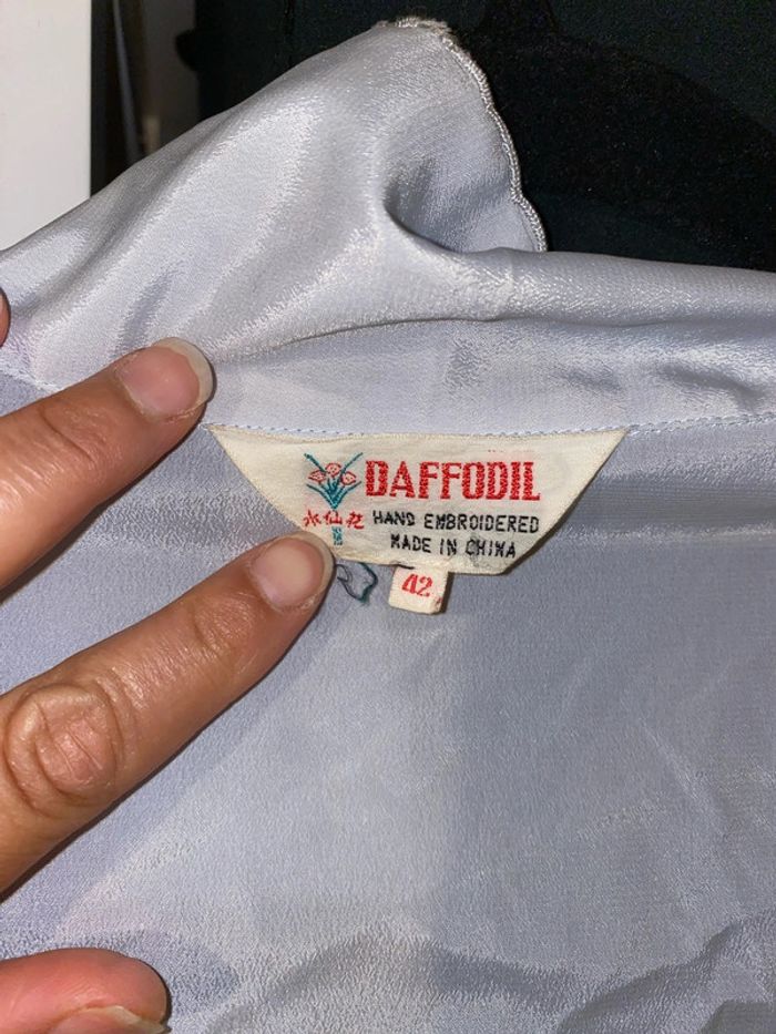 Chemise fluide brodée vintage Taille 42 - photo numéro 7