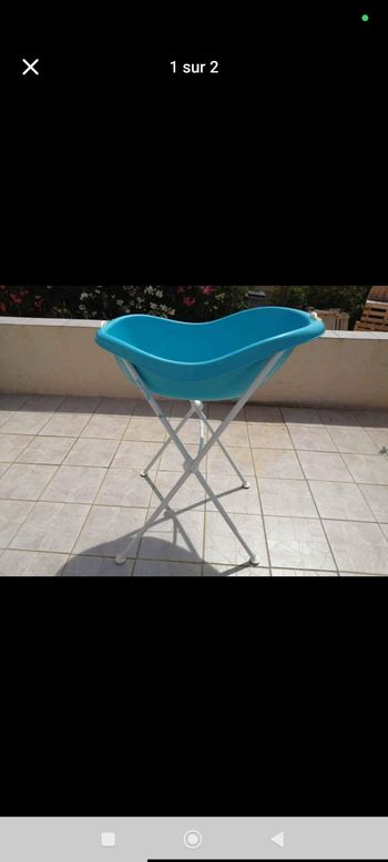 Baignoire bébé amplitude de bébé confort+ pieds