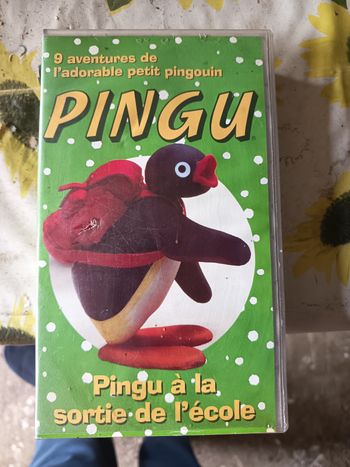 Cassette vhs Pingu à la sortie de l'école 
