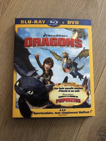 Blu-ray dessin animé Dragons