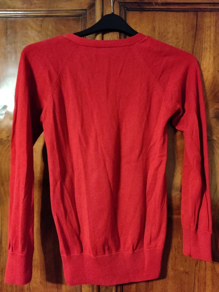 Pull fantaisie rouge - photo numéro 2