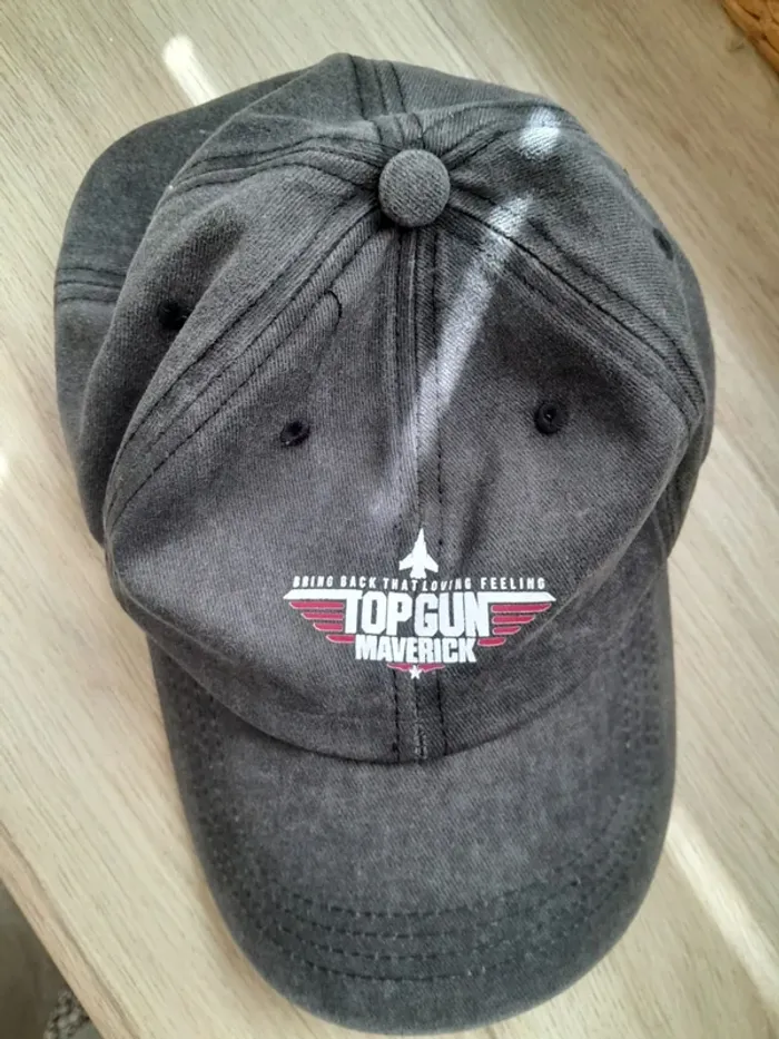 Top Gun Maverick, Casquette de Baseball, couleur gris foncé - photo numéro 4