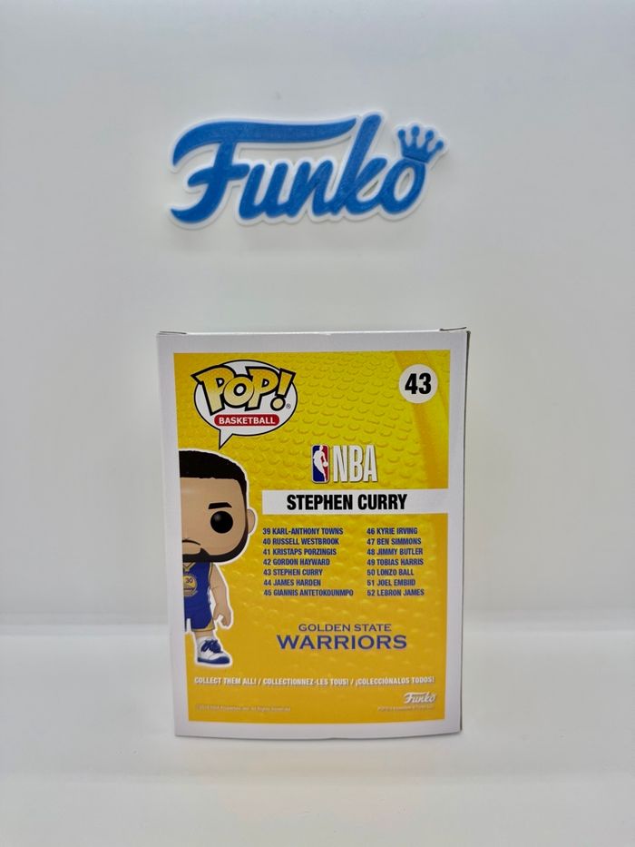 Funko Pop NBA Stephen Curry 43 Fanatics Exclusive 🇺🇸 - photo numéro 3