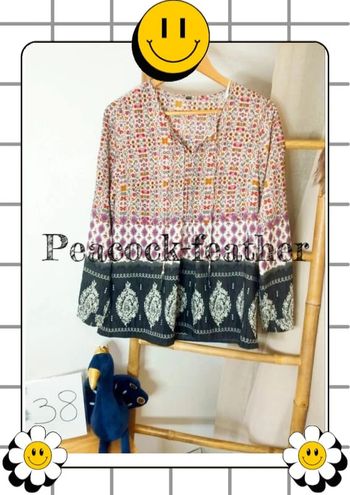 Blouse colorée 38