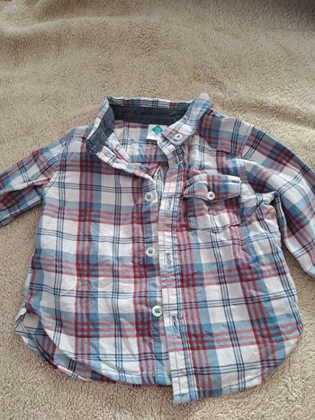 Chemise manche longue 6 mois