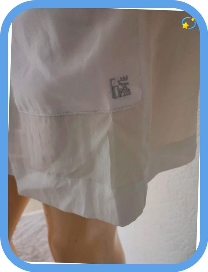 très belle robe blanche ou tunique taille 38 - photo numéro 16