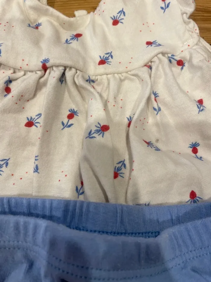 Ensemble petit bateau 1 mois bleu - photo numéro 2