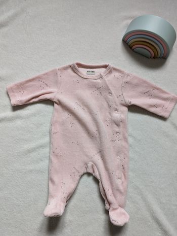 Pyjama en velours rose