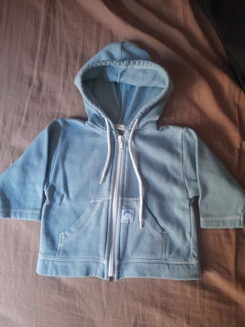 Gilet à capuche Grain de blé garçon 12 mois