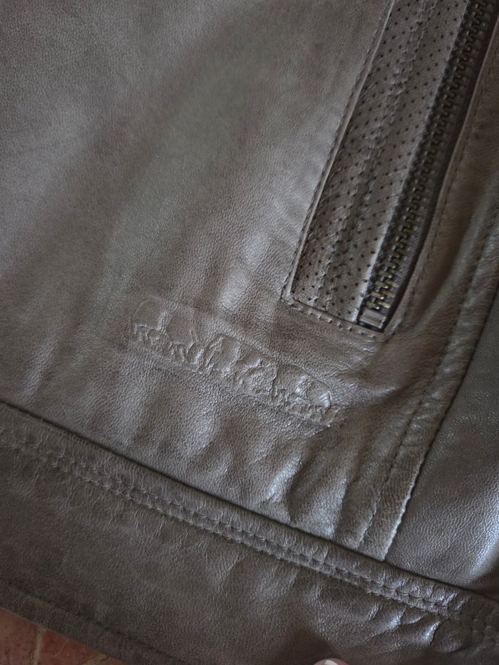 Veste en cuir mise au Green xxl homme - photo numéro 6
