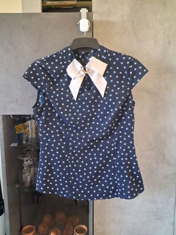 Chemisier à col lavallière 