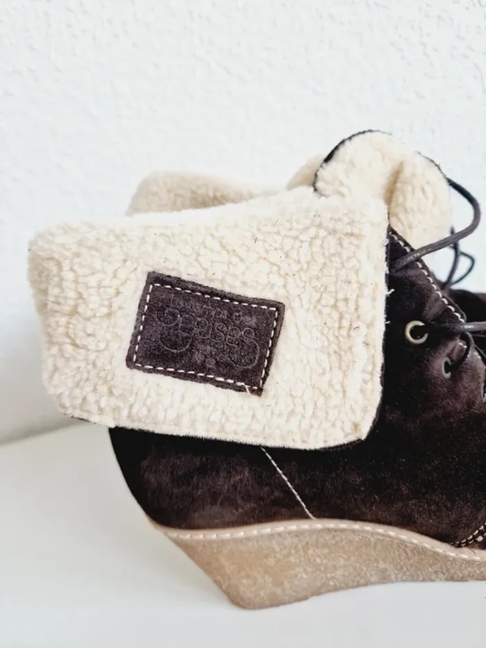 Le Temps des Cerises - Boots à talon compensé - Neufs ! - photo numéro 2