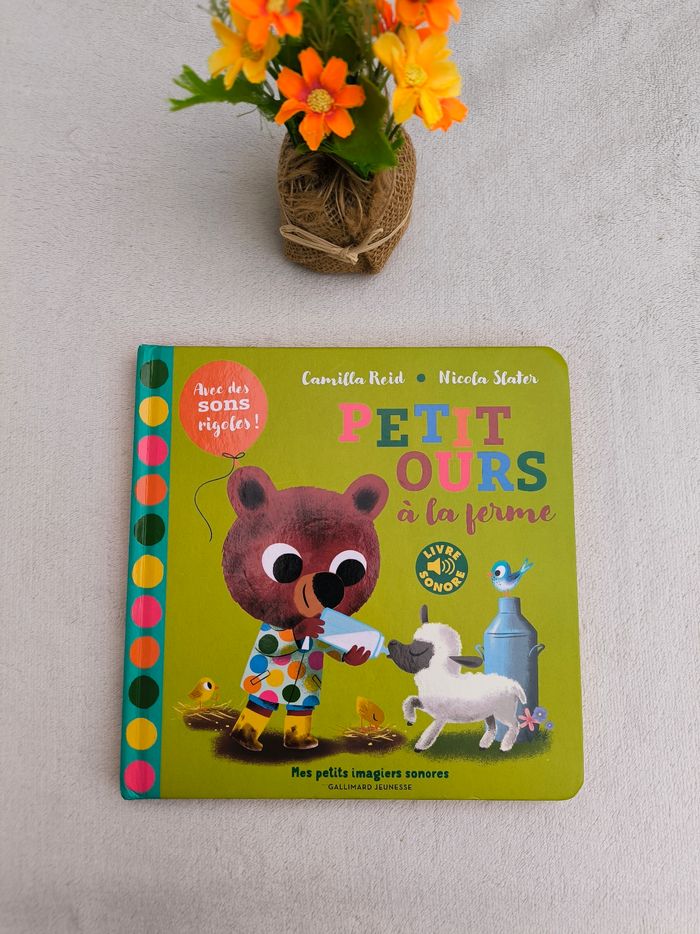 Livre sonore Petit Ours à la ferme Gallimard