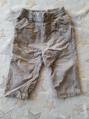 Pantalon velours gris