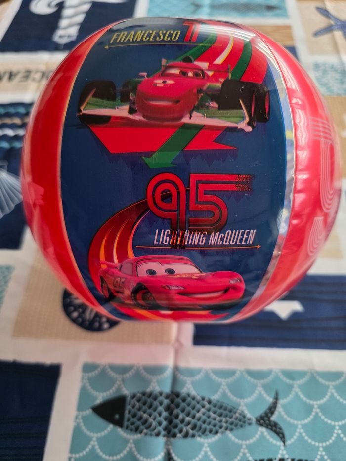 BALLE TRAPE DISNEY PIXAR THE CARS ROUGE - photo numéro 5