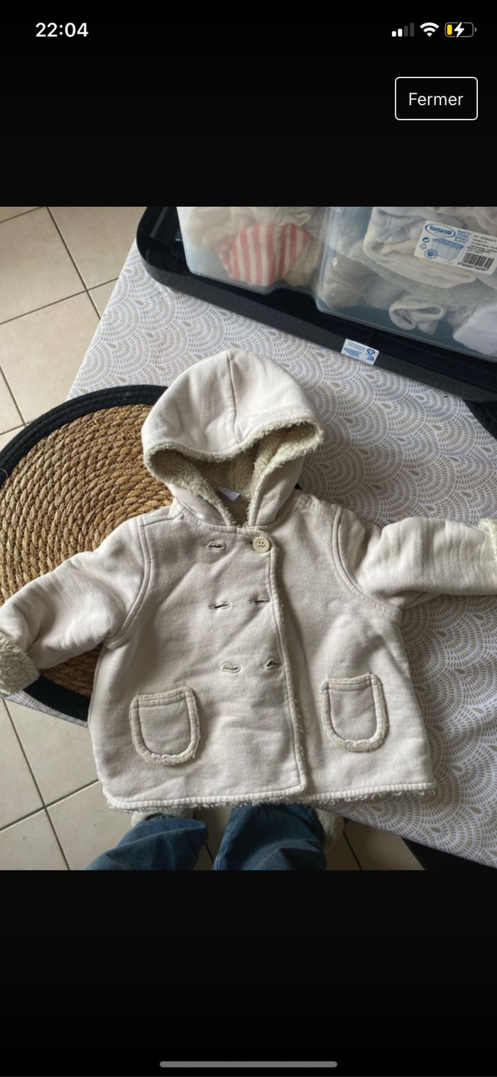 Veste chaude petit bateau