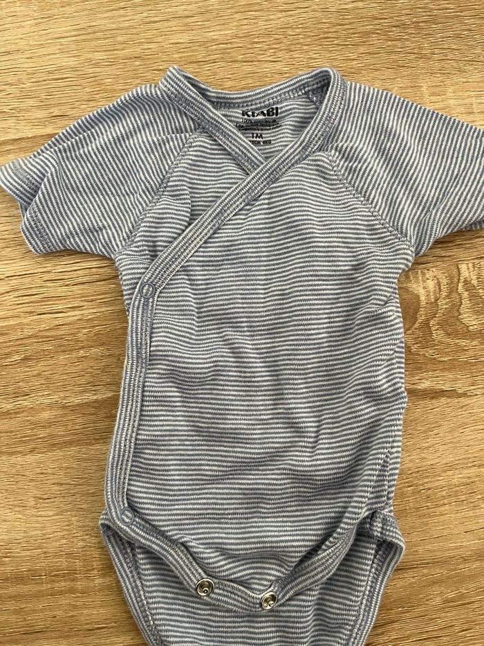 Lot de 5 body 1 mois mixte