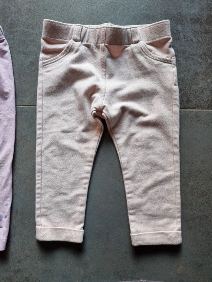Lot de 4 pantalons bébé fille 18 mois - photo numéro 4