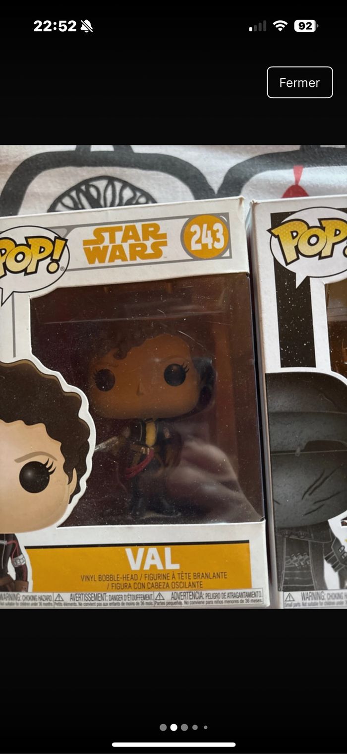Lot 2 funkos Star Wars - photo numéro 2