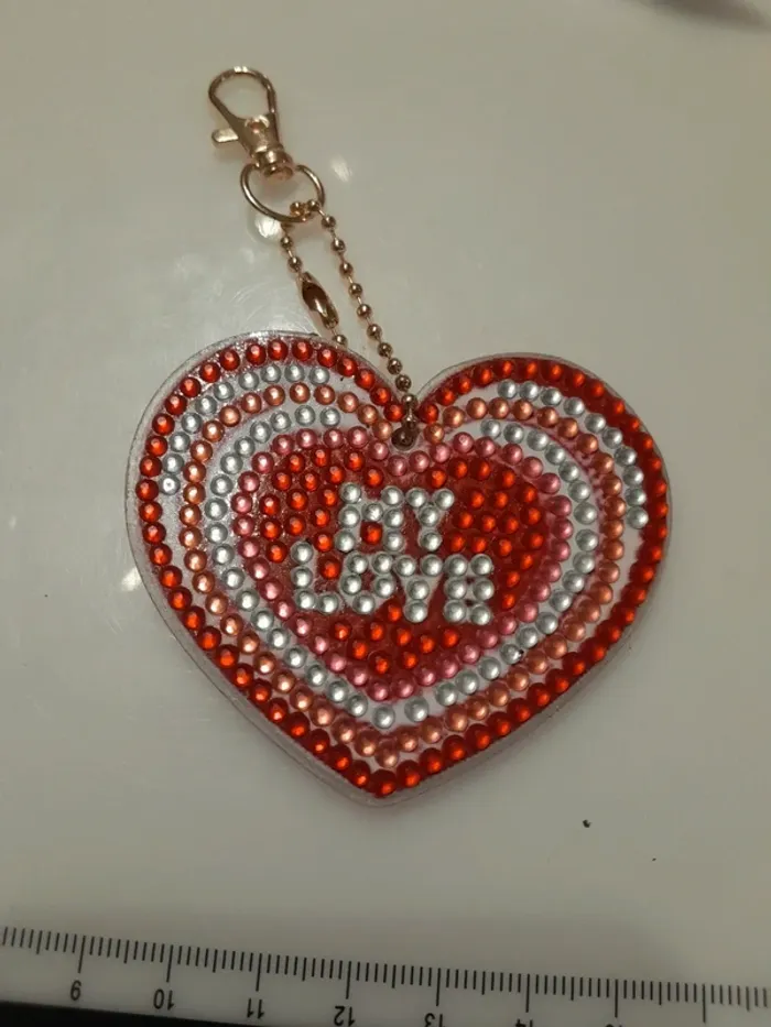 Porte clé coeur.