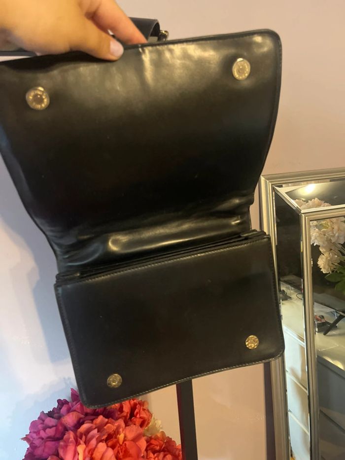 Sac noir avec effet tissé - photo numéro 3
