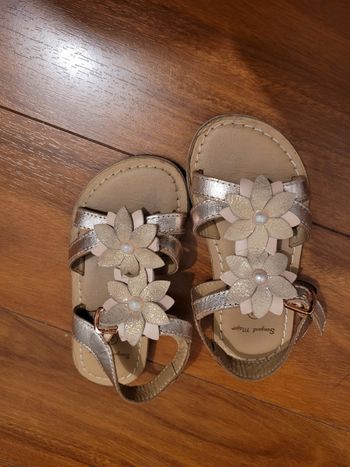 Sandales dorés Sergent Major