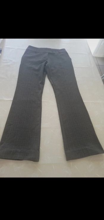 Pantalon épais marron chiné taille 40