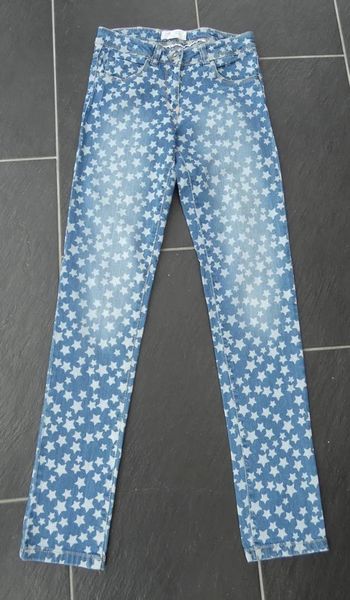 Magnifique jean slim étoiles fille 13-14 ans neuf