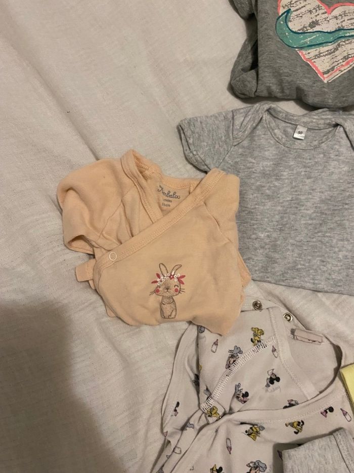 Lots 0-1 mois filles Bodie manche longue et manche courte - photo numéro 2