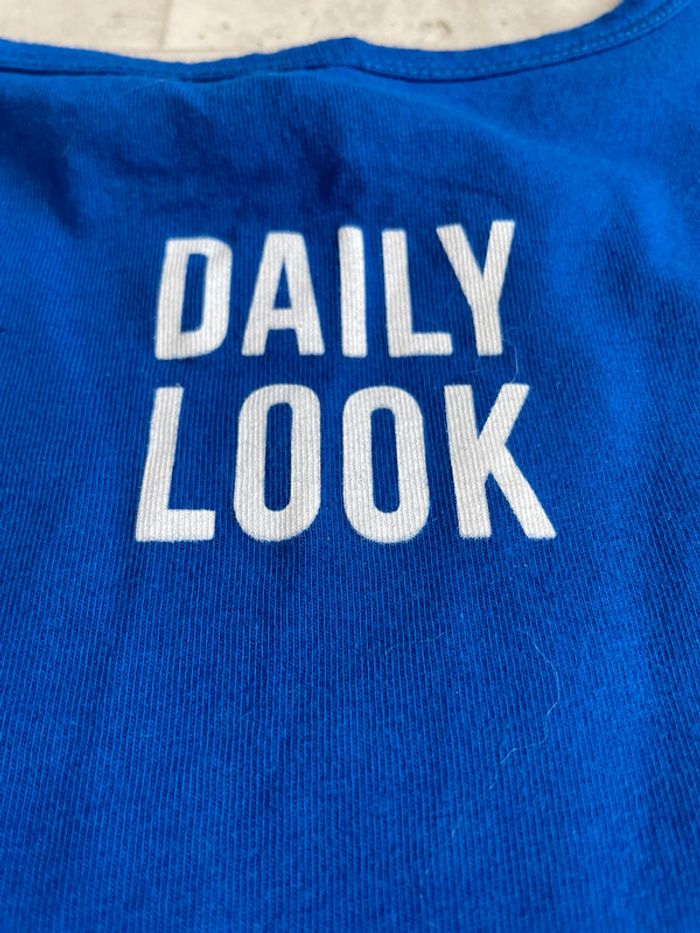 Body bleu roi Bershka neuf sans étiquette - photo numéro 3