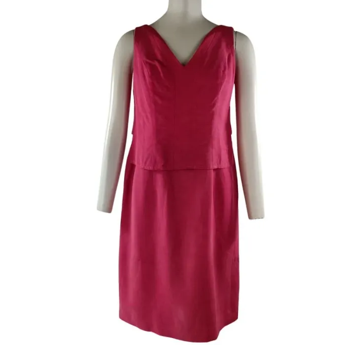 Robe chic rose - Robe été élégante Fushia Mathilde J. Rondinaud - Taille 38 A1120