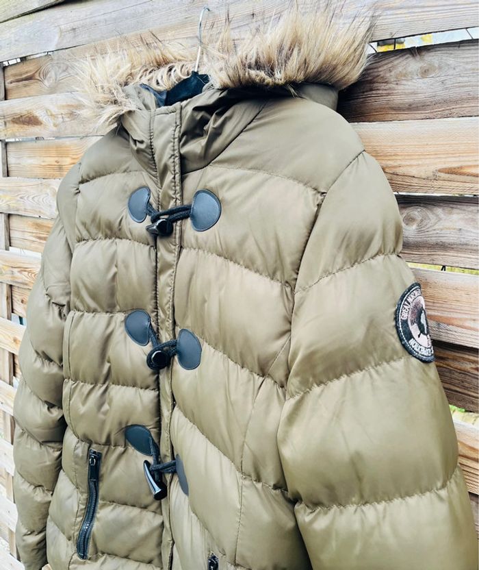 Doudoune kaki - Taille L - photo numéro 2