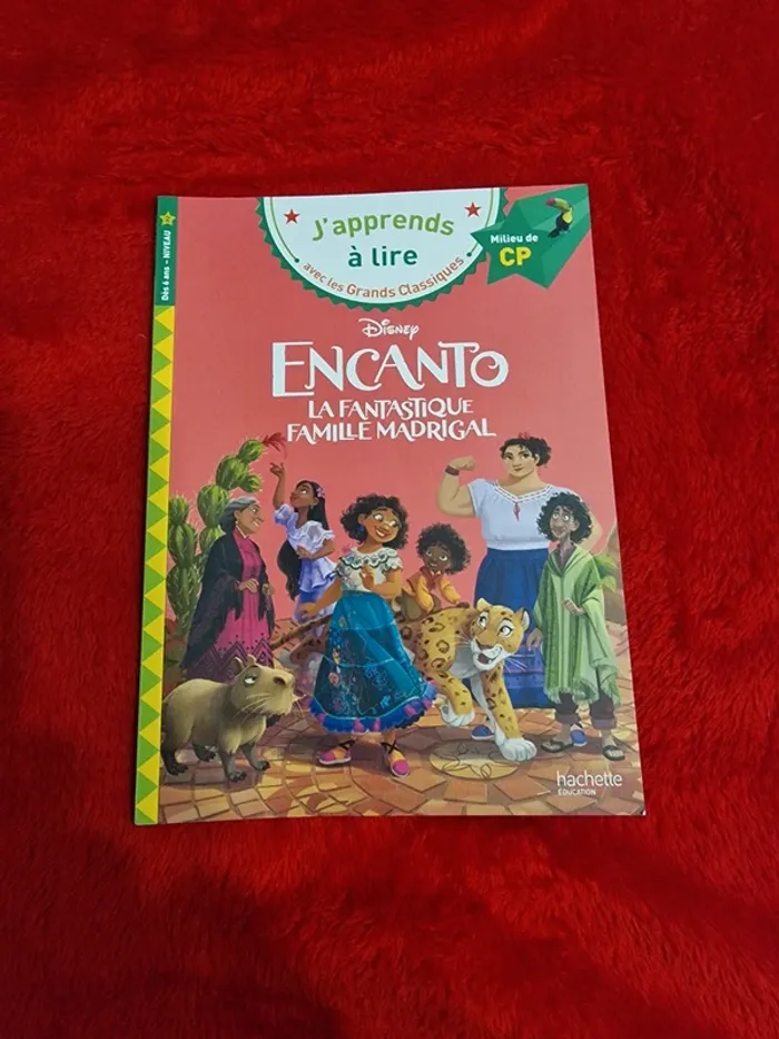 Livre j'apprends à lire encanto la fantastique famille madrigal