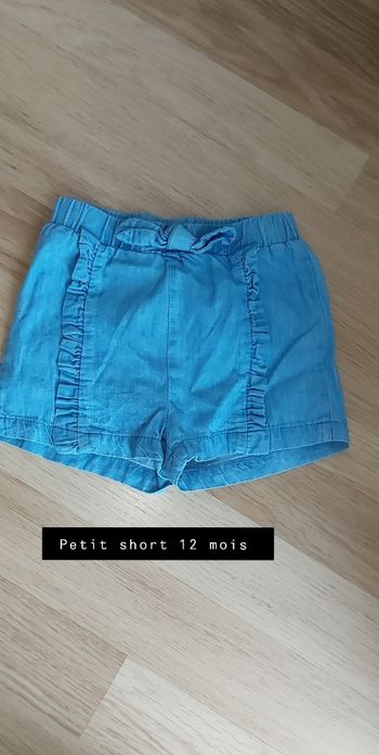 Short bleu