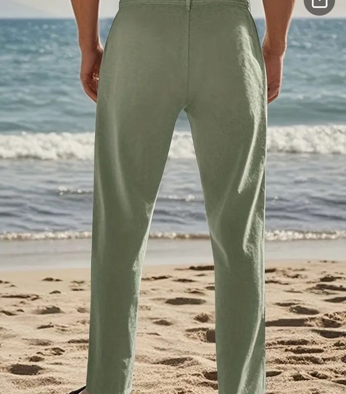 Pantalon été vert - photo numéro 2