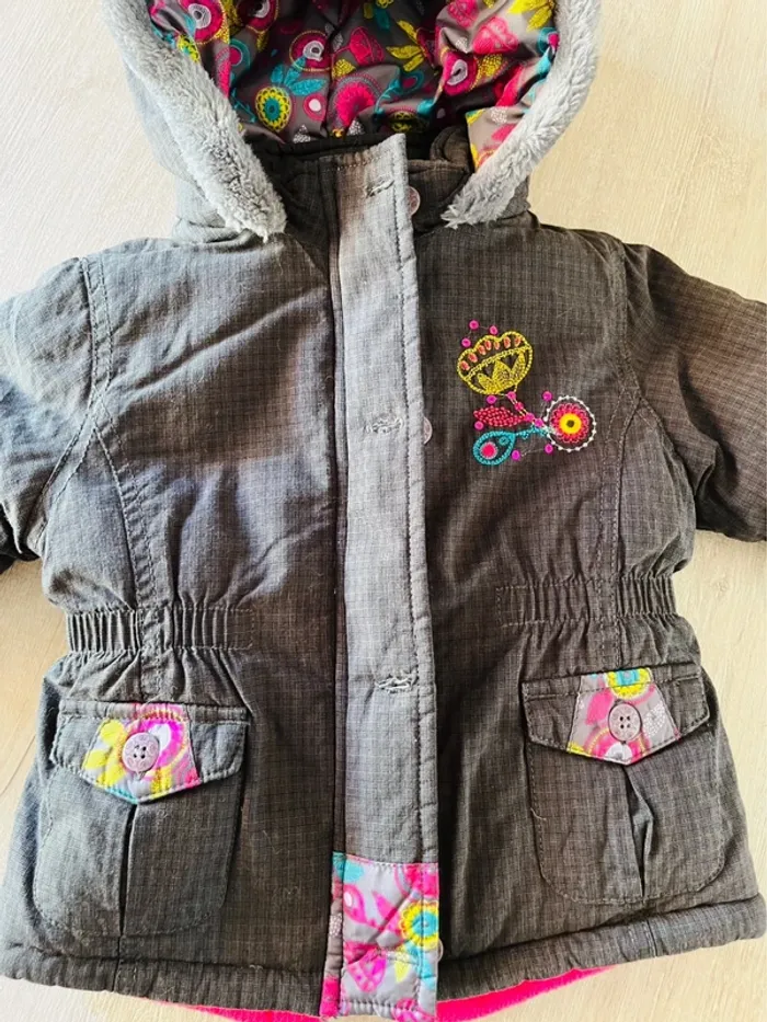 Manteau chaud bébé fille la compagnie des petits - photo numéro 3