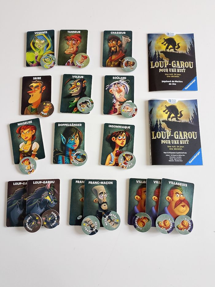 Loup-garou pour une nuit ravensburger complet - photo numéro 3