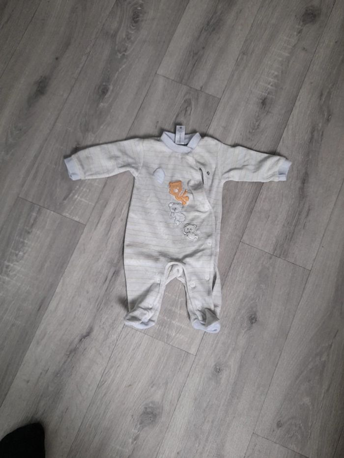 Pyjama velours 1 mois