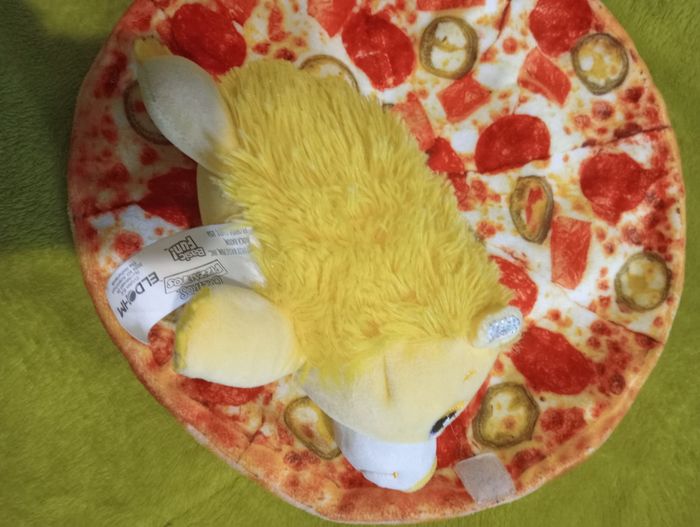 Peluche hérisson pizza - photo numéro 4