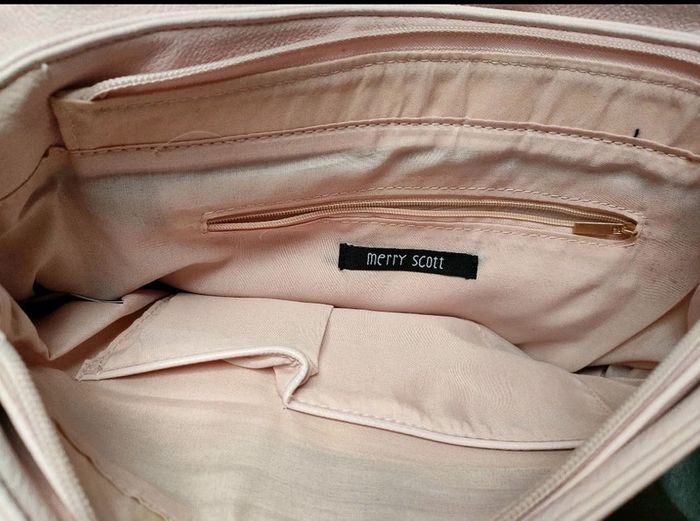 Sac à main rose pâle merry scott - photo numéro 2