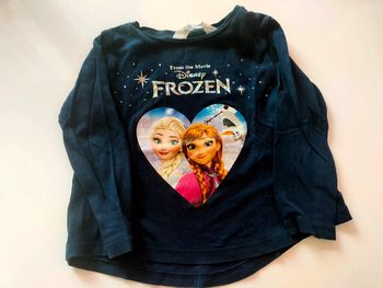 Haut manches longues 92cm Hm disney